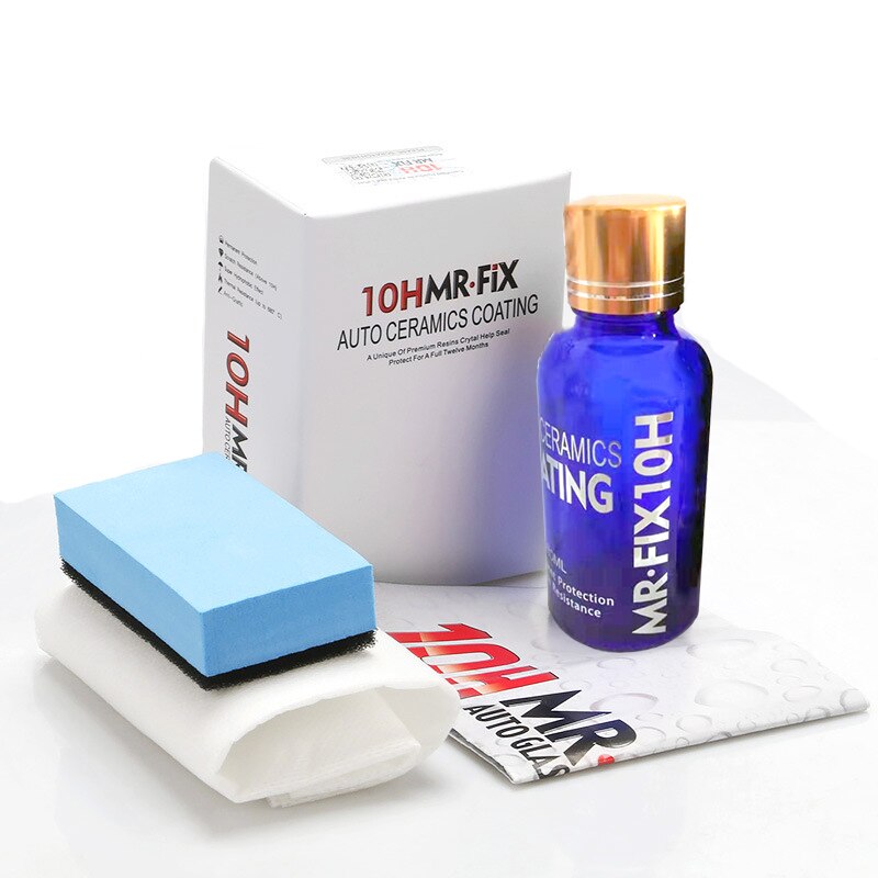 Revêtement de verre de voiture Super hydrophobe, dureté de 30ml, 10H, liquide de peinture pour voiture, soins de durabilité, ensemble de revêtement Anti-Corrosion