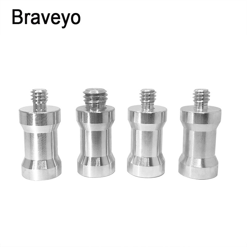 Konverteringsskrue 1/4 to 3/8 m8 m6 skruer blitzstativ kuglehoved monopod adapter skrue fotograferingstilbehør til spejlreflekskamera stativ