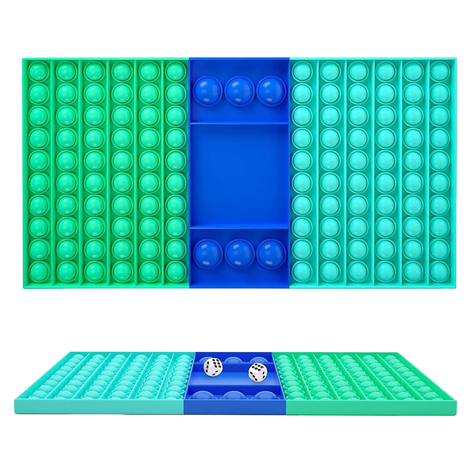 Big Size Fidget Toys Push Bubble Chess Board Stress Relief Puzzle Toy Autism Need Sensory Toys Antistress Two Players Chess Game: 11