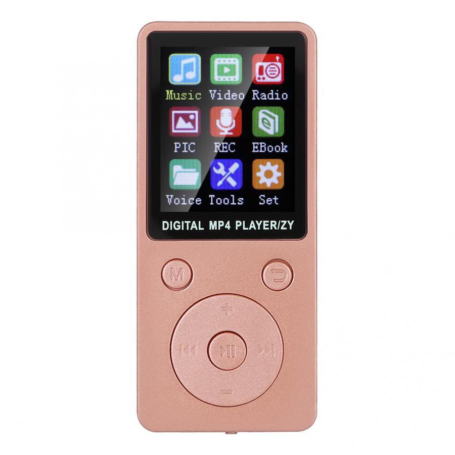 T1 Music MP3 MP4 Player 8G Bluetooth Support 32G Memory Card Round Buttons MP4 Music Player