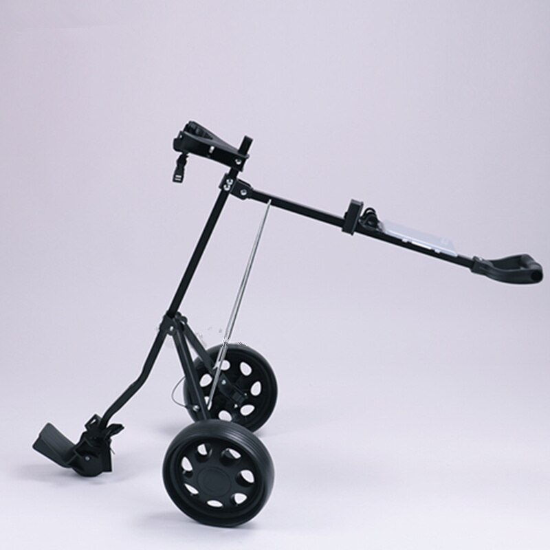 JayCreer 2 Wheels Portable Folding Push Pull Golf Carts Random Color Ship