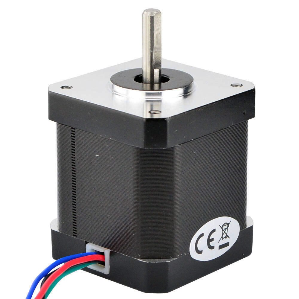 0.9 Graden Nema 17 Stappenmotor 44Ncm(62.3Oz. In) 1.68A 4-Lood Nema17 Stap Motor 42X47Mm 3D Printer Cnc Robot