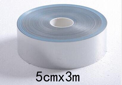 Reflective Heat Transfer Vinyl Film DIY Silver Lron On Reflective Tape For Clothing: 5cmx3m