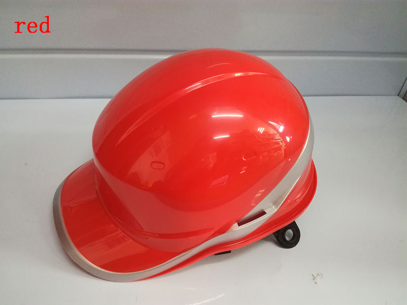 Casco de seguridad con aislamiento de Material ABS, casco de trabajo con raya de fósforo, protección aislante para sitio de construcción, 102018: Rojo