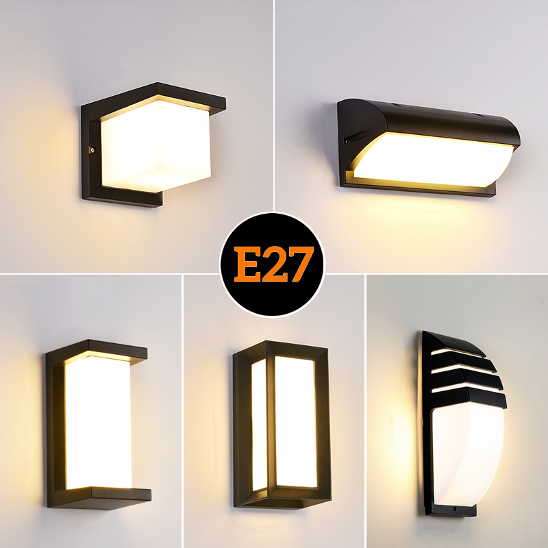 E27 Outdoor LED Wandlamp 15 W/25 W Waterdicht IP65 Aluminium Blaker Tuin Binnenplaats Home Decor Wall mount Straat Verlichtingsarmatuur
