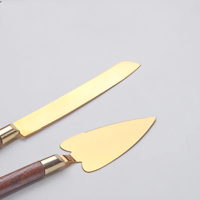 Couteau à gâteau de mariage en acier inoxydable, pelle à Dessert domestique, outils de cuisson de tarte pour fête d'anniversaire, couteaux diviseurs pour Pizza et fromage