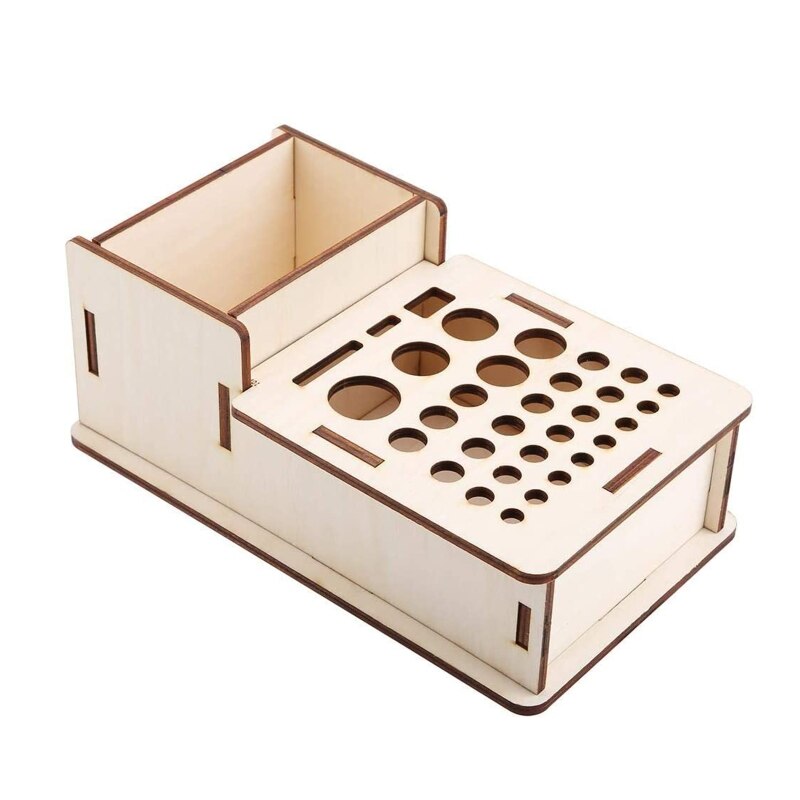 Leather Craft Tool Holder Box Hand Work Holder Stand Organizer for Leather Working Organizer Storage