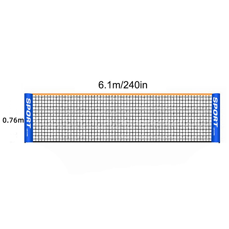 1PC Sports Net For Outdoor Badminton Tennis Volleyball Net Replacement Training Mesh Standard Badminton Net: Burgundy