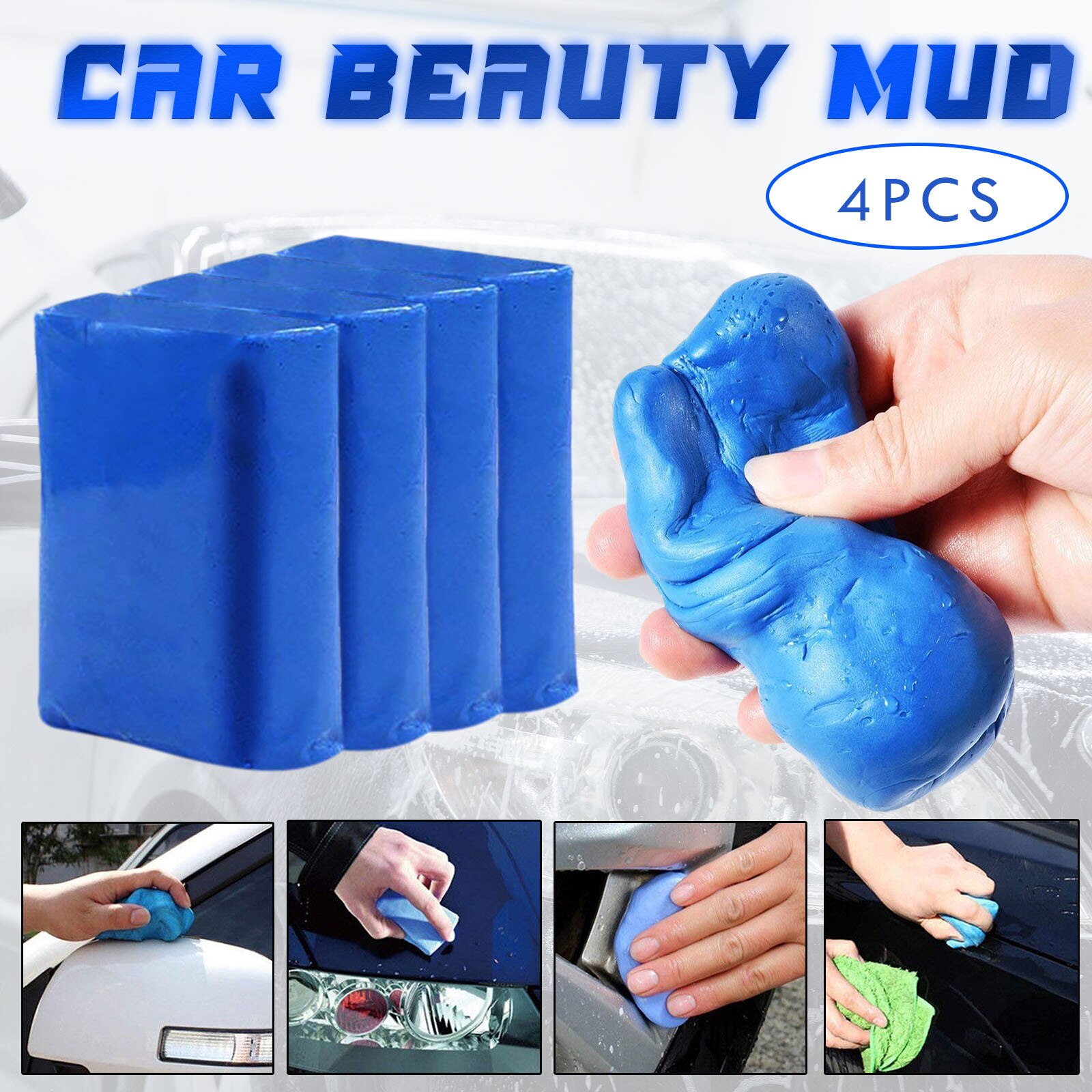 Wash Bar Car Clean bar Cleaning mud Magic Auto Detailing Remove Care Cleaning Tool Car Clean bar Marks Detailing Wash Cleaner