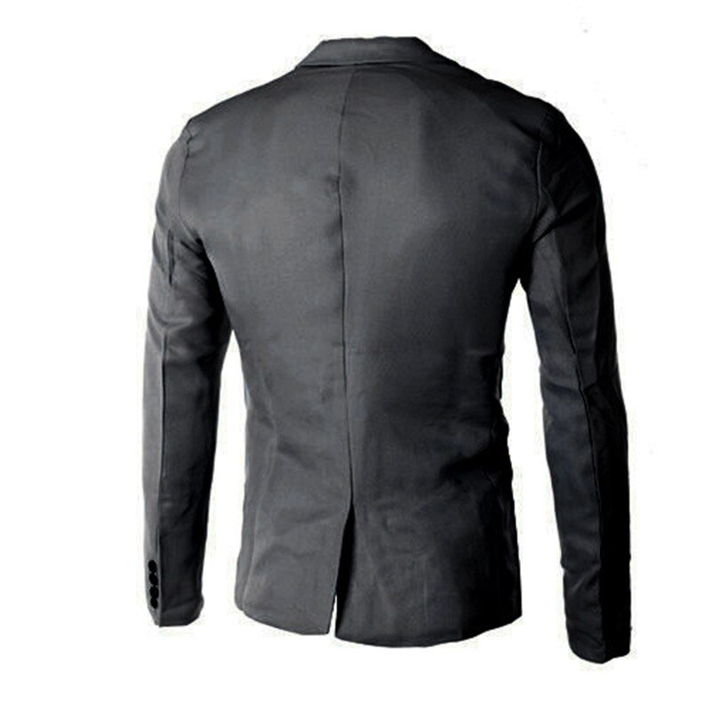 Jakkesæt til mænd blazer jakke charme mænds casual slim fit jakkesæt med én knap blazer brudekjole terno masculino frakke jakke toppe mænd