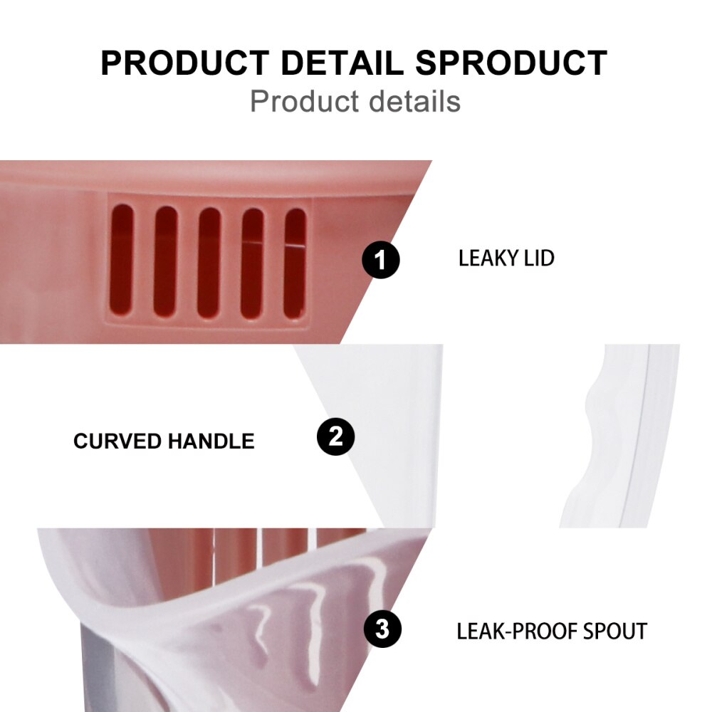 2200Ml Grote Capaciteit Drank Opslag Container Hittebestendige Koud Water Jug Pitcher Huishouden Theepot Waterkoker (Pi