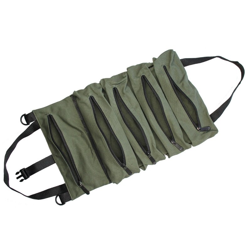 Roll Tool Roll Multifunctionele Tool Roll Up Tas Auto Ehbo-kit Opknoping Tool Rits Carrier Tote Auto camping Gear