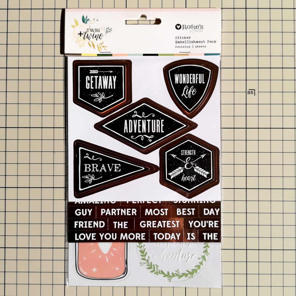 CRZCrafter 3 mixed sticker set 3D foil transparent Scrapbooking Journal Planner Cardmaking embellishments