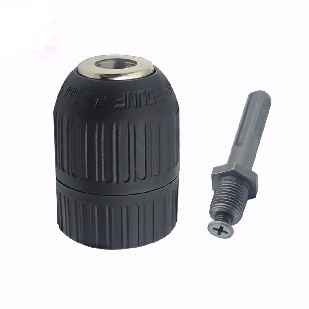 2-13mm Precise Keyless Drill Chuck Adapter 1/2"-20UNF Thread Quick Change Wrench Adapter SDS-Plus 1/4" Hex for Impact Wrench: Chuck and SDS PLUS