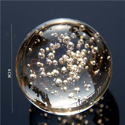 60mm Crystal Glass Ball Artificial Crystal Glass Ball Sphere Decoration Chinese Style Feng Shui Decorating Ball Accessories: Just Ball