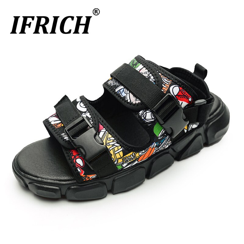 Man Romeinse Sandalen Strand Mannen Sneakers Mode Gesp Sandalen Voor Mannen Katoen Stof Heren Gladiator Sandalias