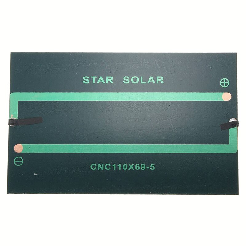 1.25W 5V 250MA Black solar panel