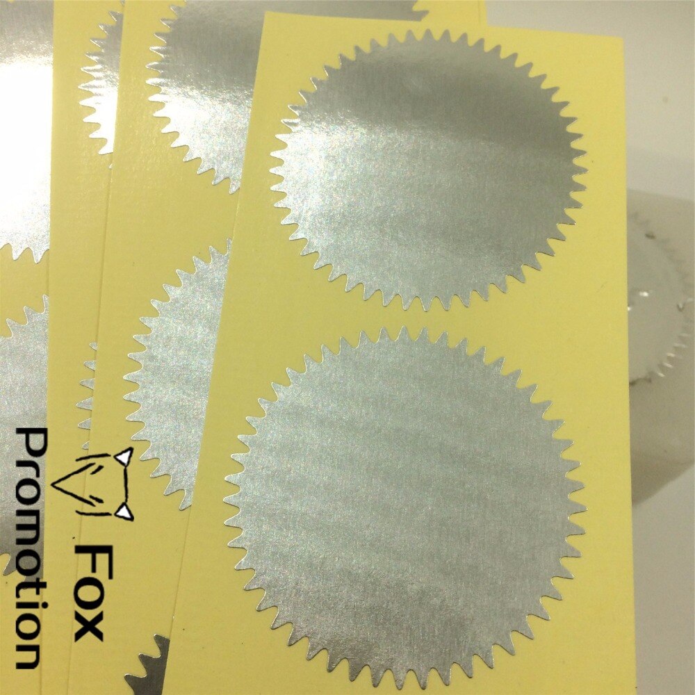 100 Pcs 5 Cm Shiny Silver Stickers Sticky Notes Leuke Scrapbooking Geschenkpakket Afdichten Stickers Voor Cookie/Candy Pack