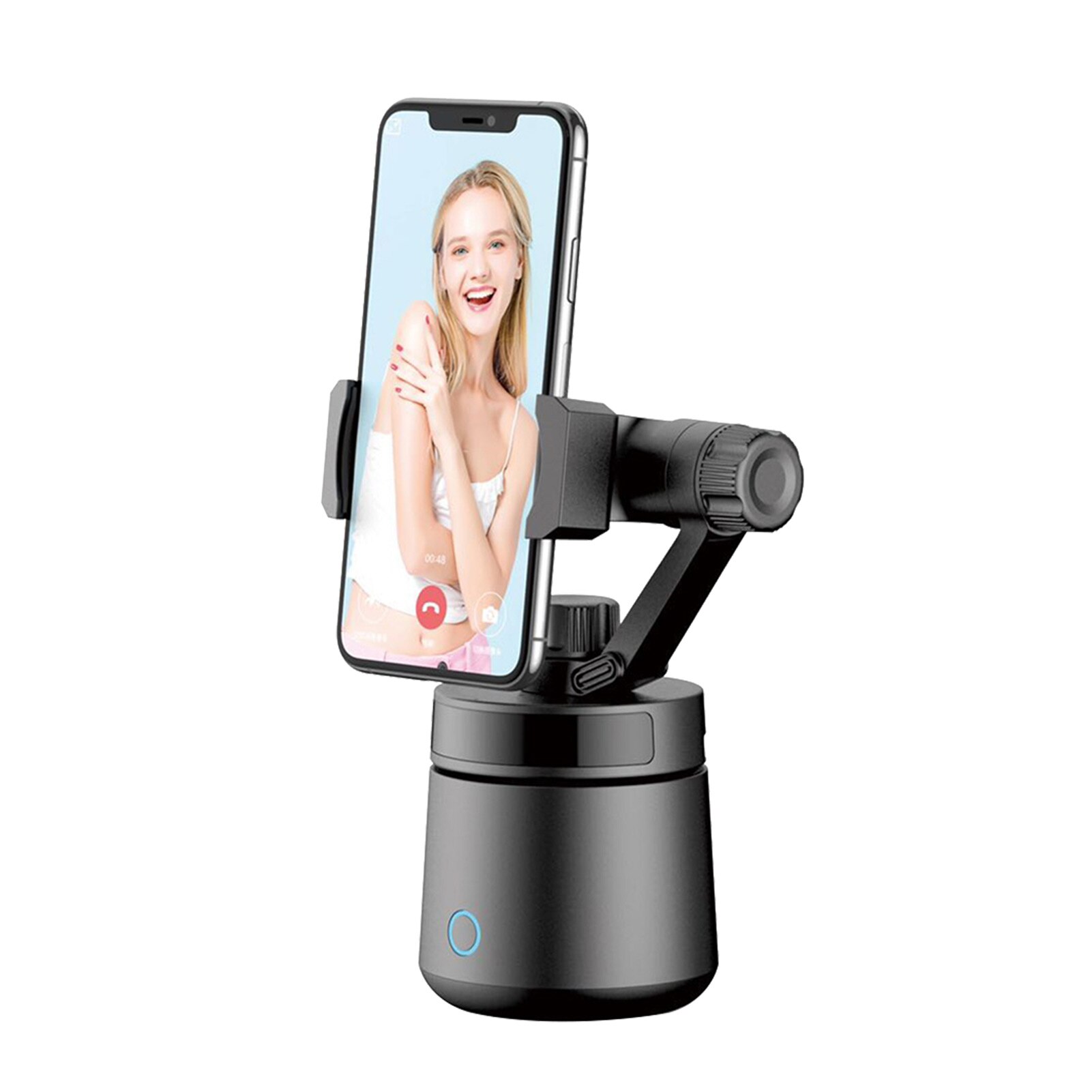 360 Degree Rotate Object Tracking Vlog Shooting Smart Selfie Stick Auto Face Multifunction Desktop Smartphone Mount Holder