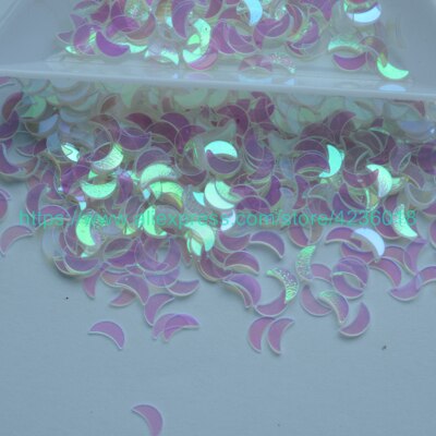 2000 stuks 25g 3*5mm pvc losse pailletten voor knutselwerkjes, pailletten, naaidecoratie, kleding, kind, doe-het-zelf, accessoire: Doorschijnend 2