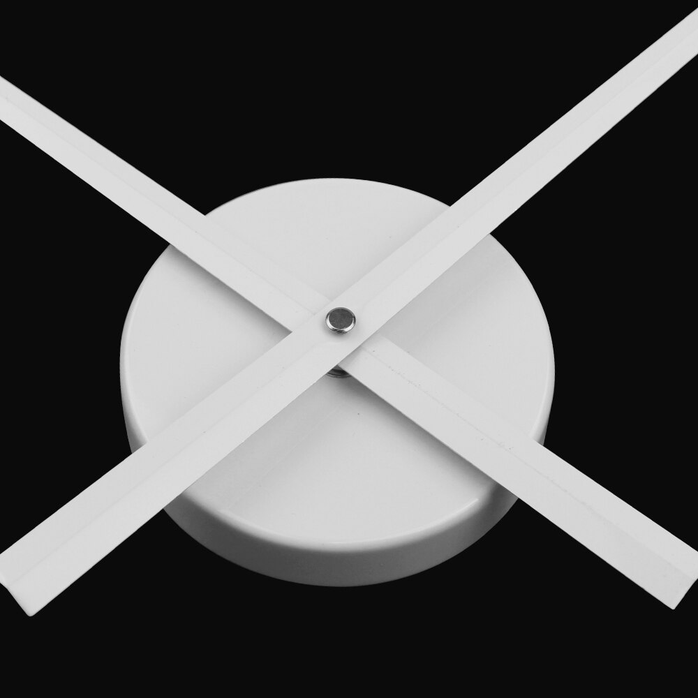Weiß Farbe Große Uhr Nadeln Zubehör für 3D Wanduhr DIY Große Größe Uhr Hände und Metall Mechanismus Wohnzimmer dekoration
