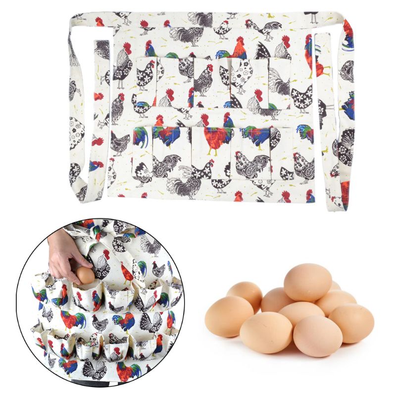 Multi-pocket æg høst arbejdende forklæder gåseæg indsamling forklæder