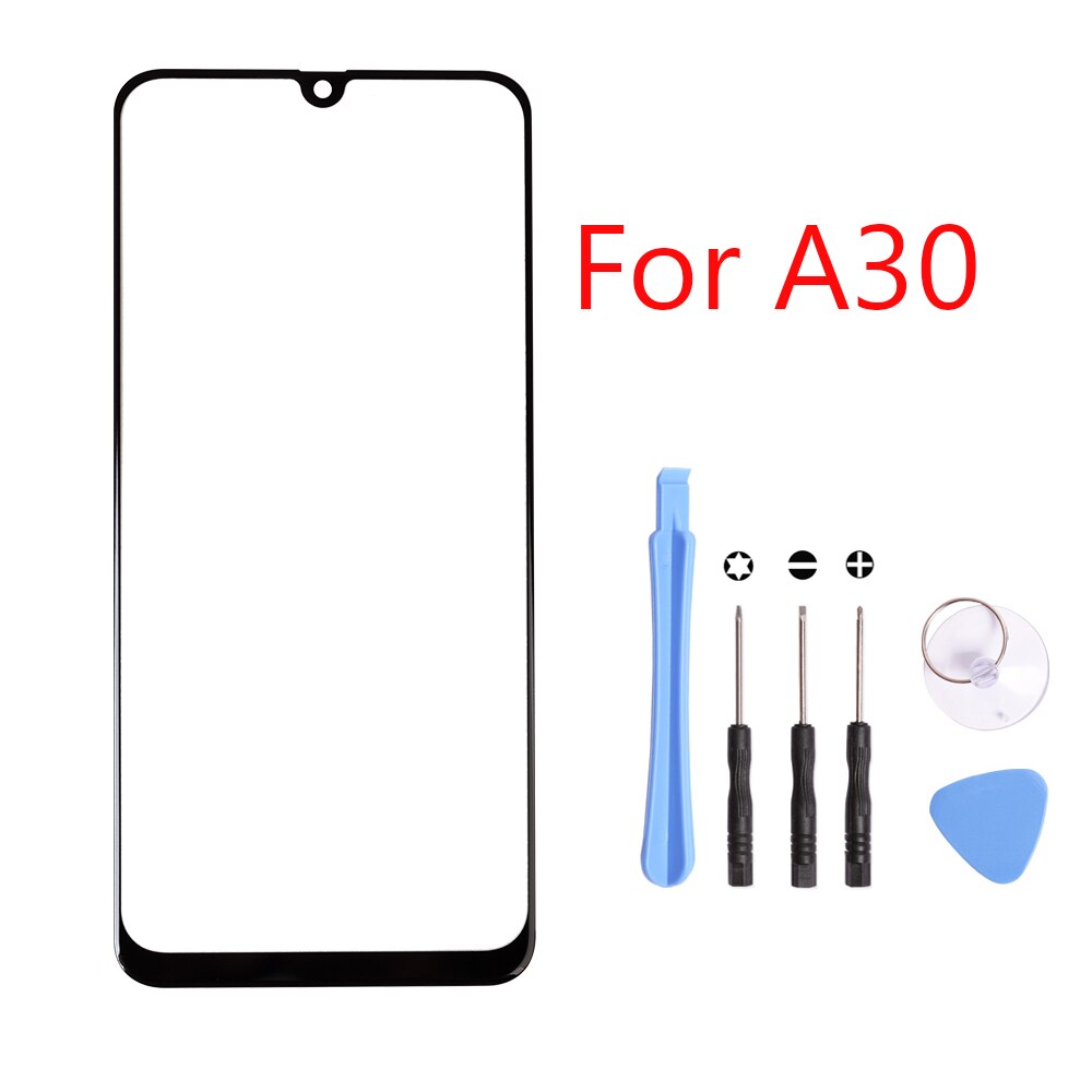 Telefoon Touch Screen Voor Samsung Galaxy A10 A10S A20 A30 A40 A50 A60 A70 Touch Screen Voor Glas Panel Touchscreen lcd Outer Dis: A30 with tool
