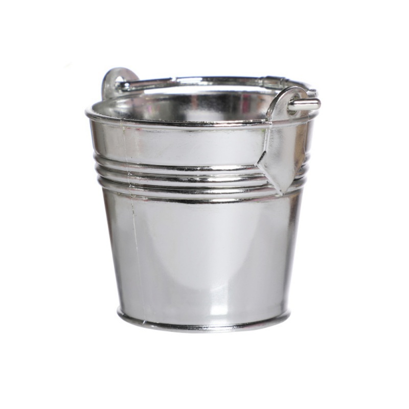 Petit seau en plastique en fer blanc, Mini baril, conteneur de fleurs pour l'arrosage du jardin en plein air, salle de bains, cuisine, ménage