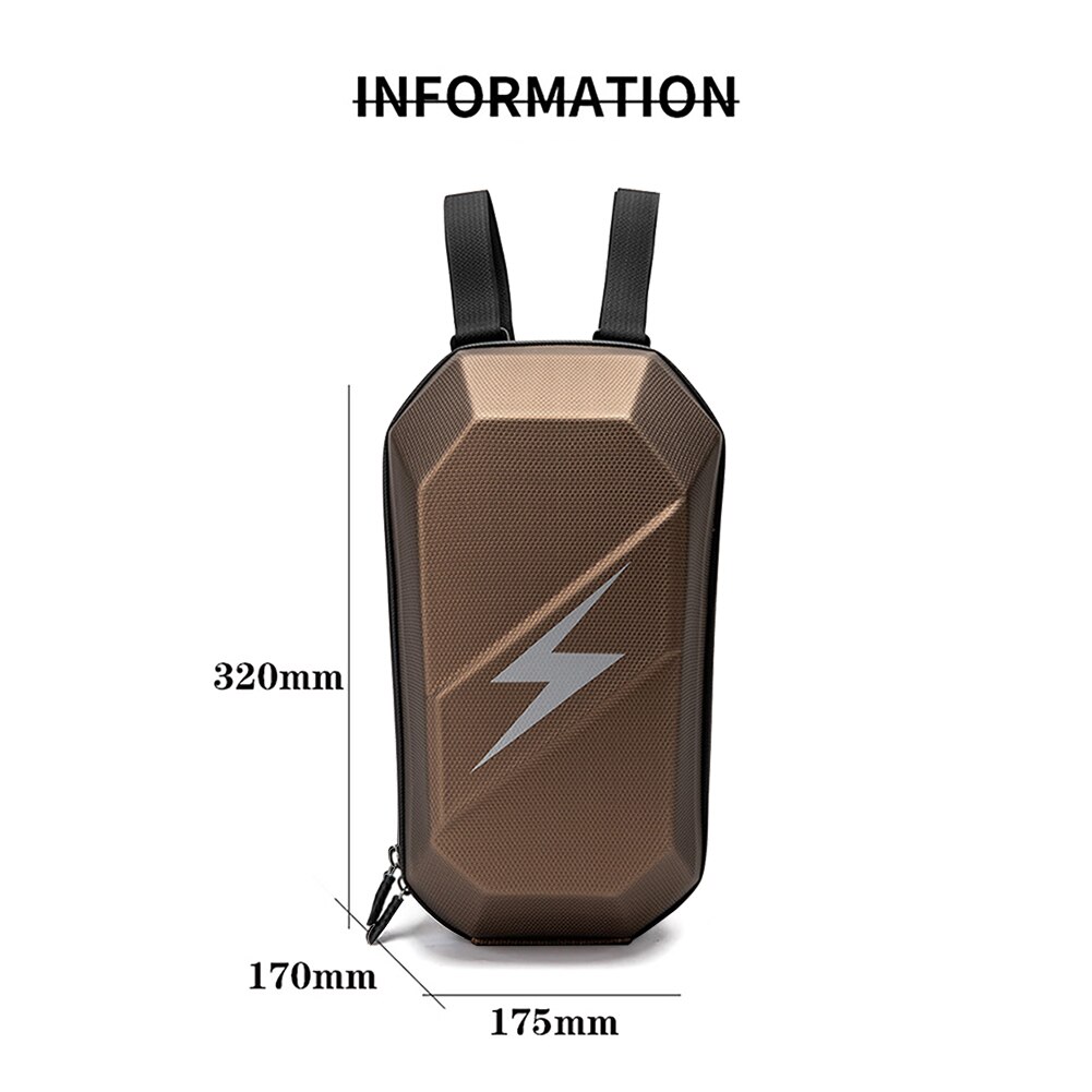 6L Electric Scooter Front Handlebar Hard Shell Bag EVA Rainproof Head Storage Hanging Package Organizer for M365 Kugoo M4