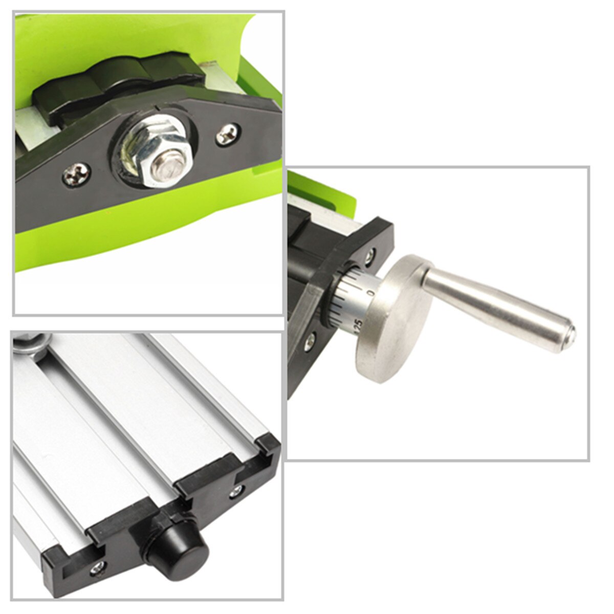 Multifunction 2 Axis Milling Compound Working Table Cross Sliding Bench Drill Vise Fixture DIY Adjustment Worktable