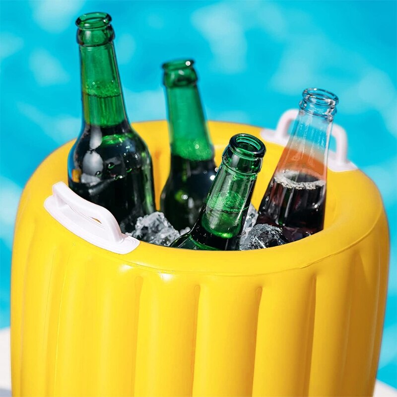 066B Summer Swimming Pool Vacation Inflatable Ice Bucket Kids Rellieve Boredom Storage Bucket