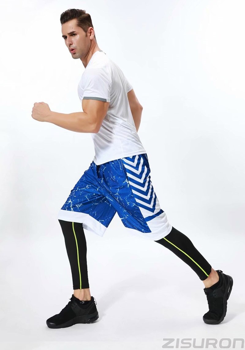 Men Basketball Shorts Sports Running shorts Fitness Quick dry Jogging Active Athletic performance workout shorts with pocket