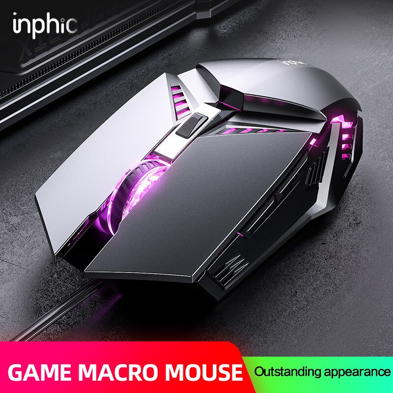 E-sports game metal manipulator wired mouse computer notebook universal silent gaming mouse DPI adjustment