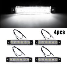 Marine grade bar verlichting witte led beleefdheidswagens 4 stuks waterdichte cool