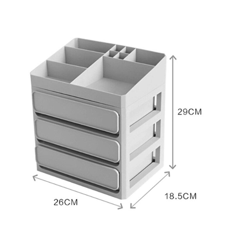 machen-hoch Veranstalter Kosmetik Organizer für Kosmetik Lagerung Schmuck Container Schreibtisch DIY Multi-Schicht Schubladen Lagerung Kasten: I