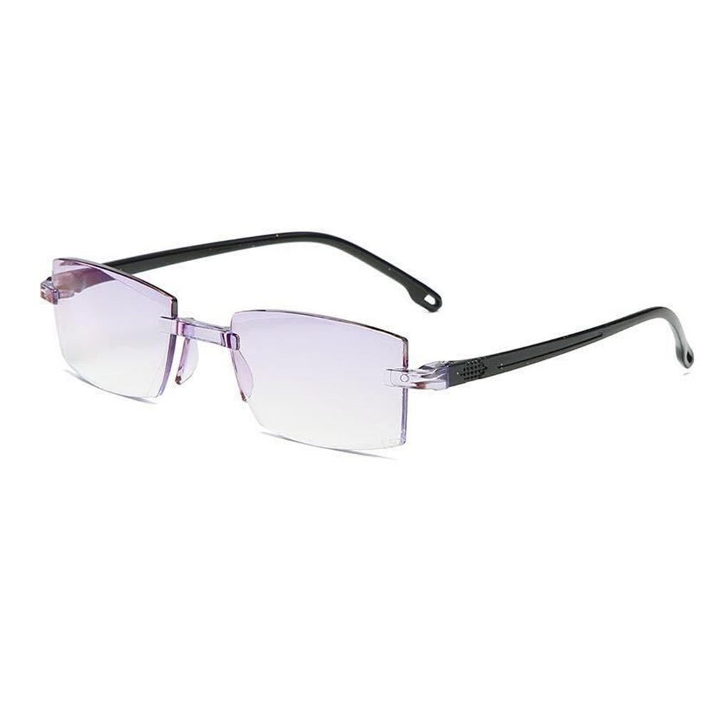 Gafas inteligentes con ajuste automático para hombre y mujer, lentes de aumento con brillo de lectura, antiluz azul + 1,0-+ 4,0: Negro / +400
