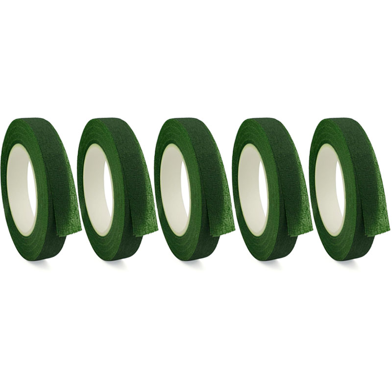 Bouquet Floral Stem Tape DIY Artificial Flowers Bouquets Tape Self-adhesive Wrapping Green Tape for Wedding Party Decor Supplies