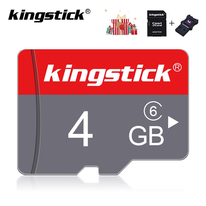 Cartes mémoire microsd haute vitesse 4GB 8GB 16 GB 32 GB 64GB carte micro sd cartao de mémoire classe 10 carte TF pour adaptateur gratuit: 4GB and XC reader