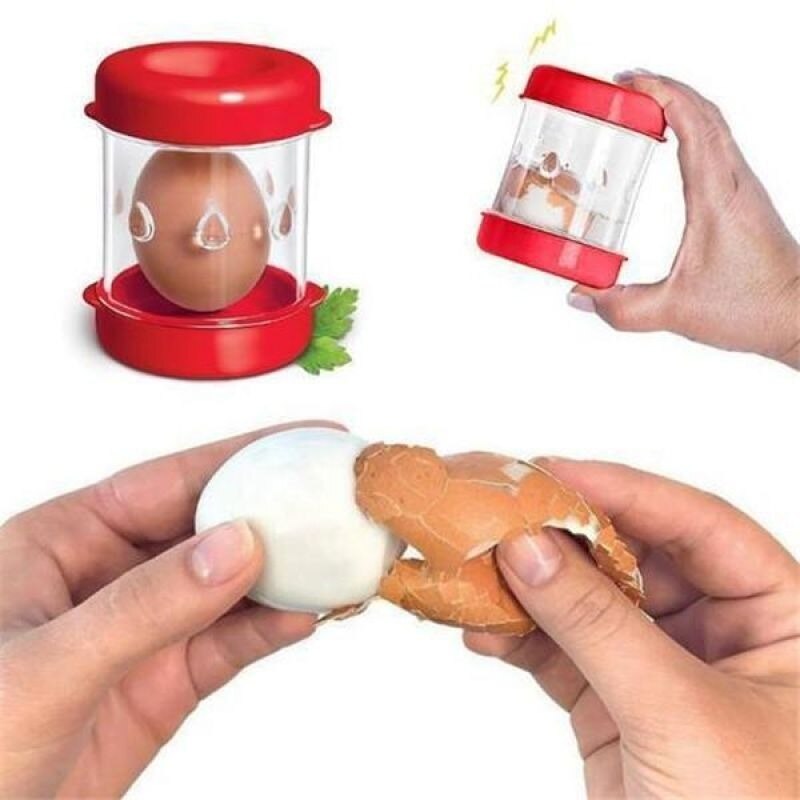 Verwijderen Ei Shell Gereedschap Hand Crank Automatische Ei Shell Dunschiller Ei Shell Separator Keuken Gadget Huishoudelijke Beschietingen Tool