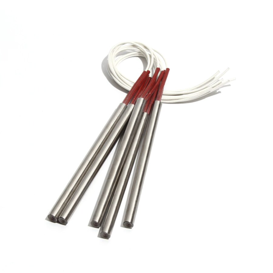 Cartouche chauffante pour moule électrique tubulaire, 5 pièces, 9.5mm de diamètre, 190 ~ 220mm de longueur, 110/220/380V, 560/580/600/620/650W
