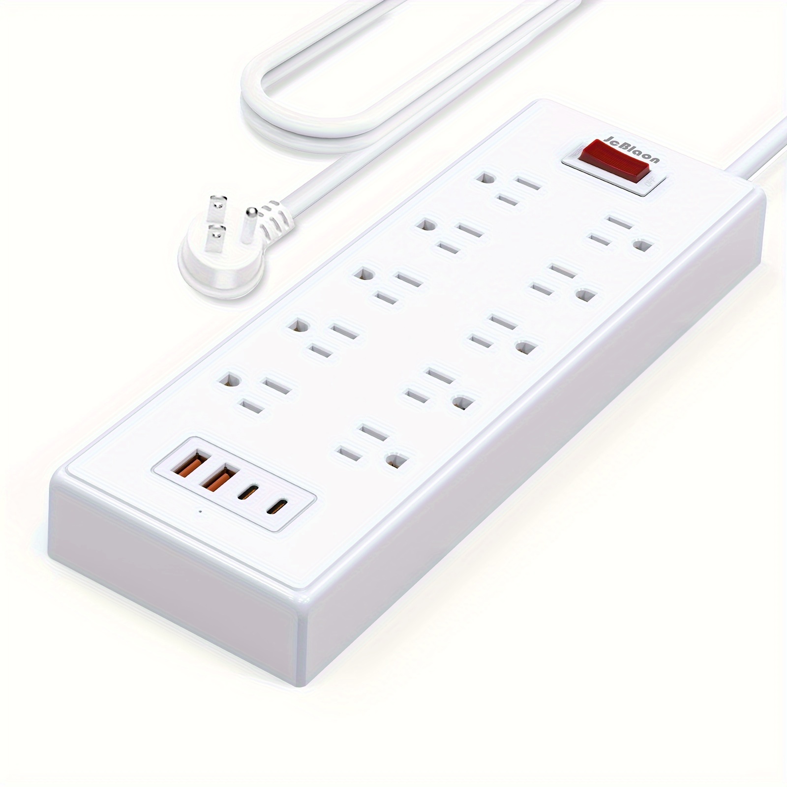 Socket Extender - Plug Extension Cord with 10 Outl... – Grandado
