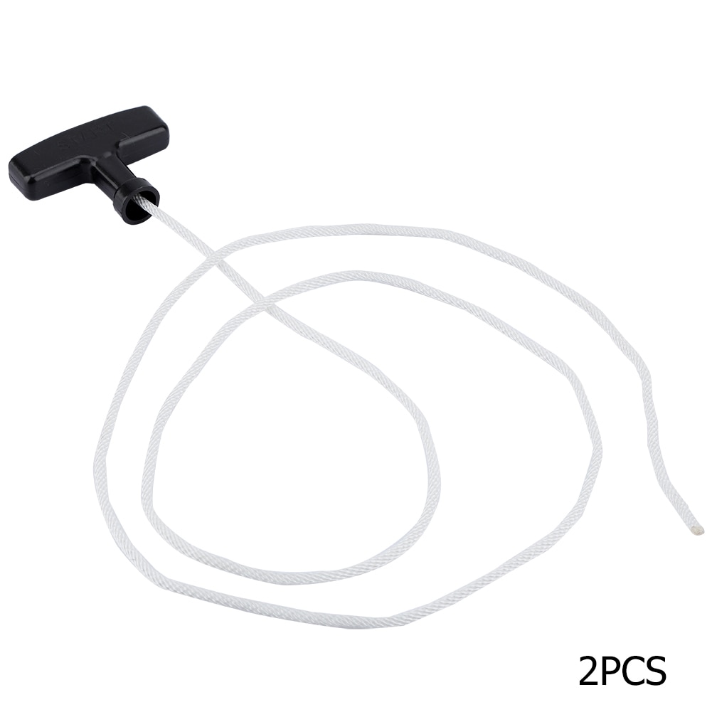 Universal Lawnmower Mower Pull Handle Starter Plastic With Rope Cord for Starter Lawnmowers