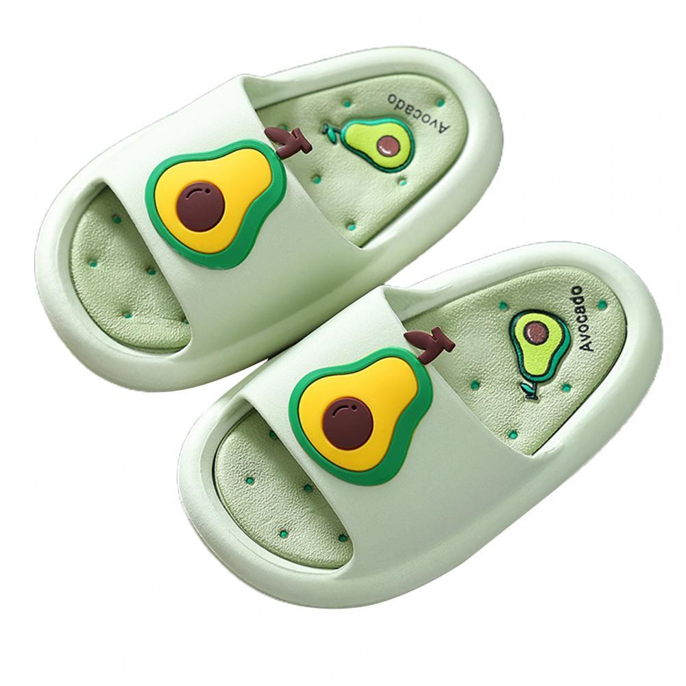 Zapatillas de verano con absorción de impacto para niños, sandalias de baño, 1 par: Green / 20 cm