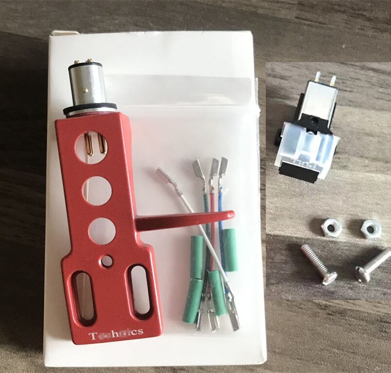 1SET RED COLOR OEM Phono Stylus Cartridge Unit Turntable Headshell CN5625 For Technics 1200 1210: model E