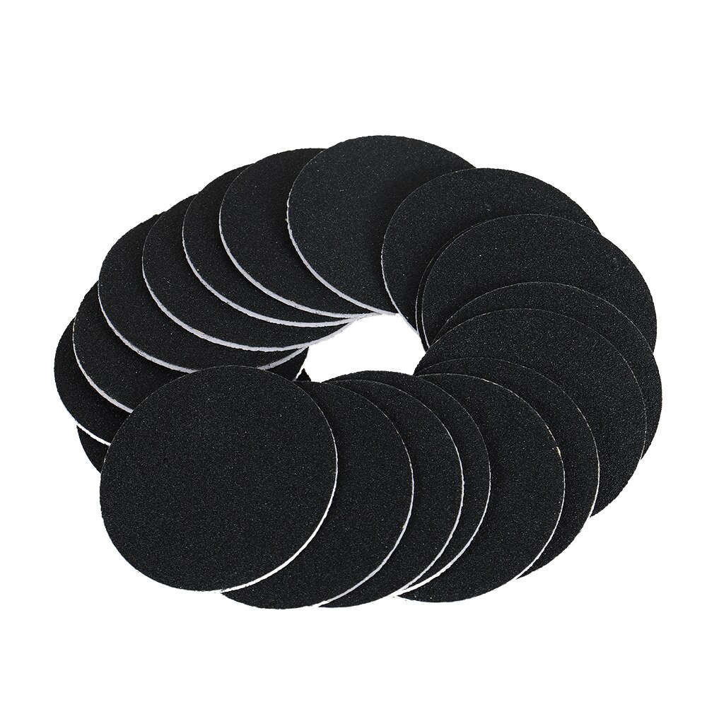 4.3cm 20 stk korn  #240 runde slipepapir sand polering sliping slipemiddel slipeløkke sandpapir rund skive ark elektrisk verktøy
