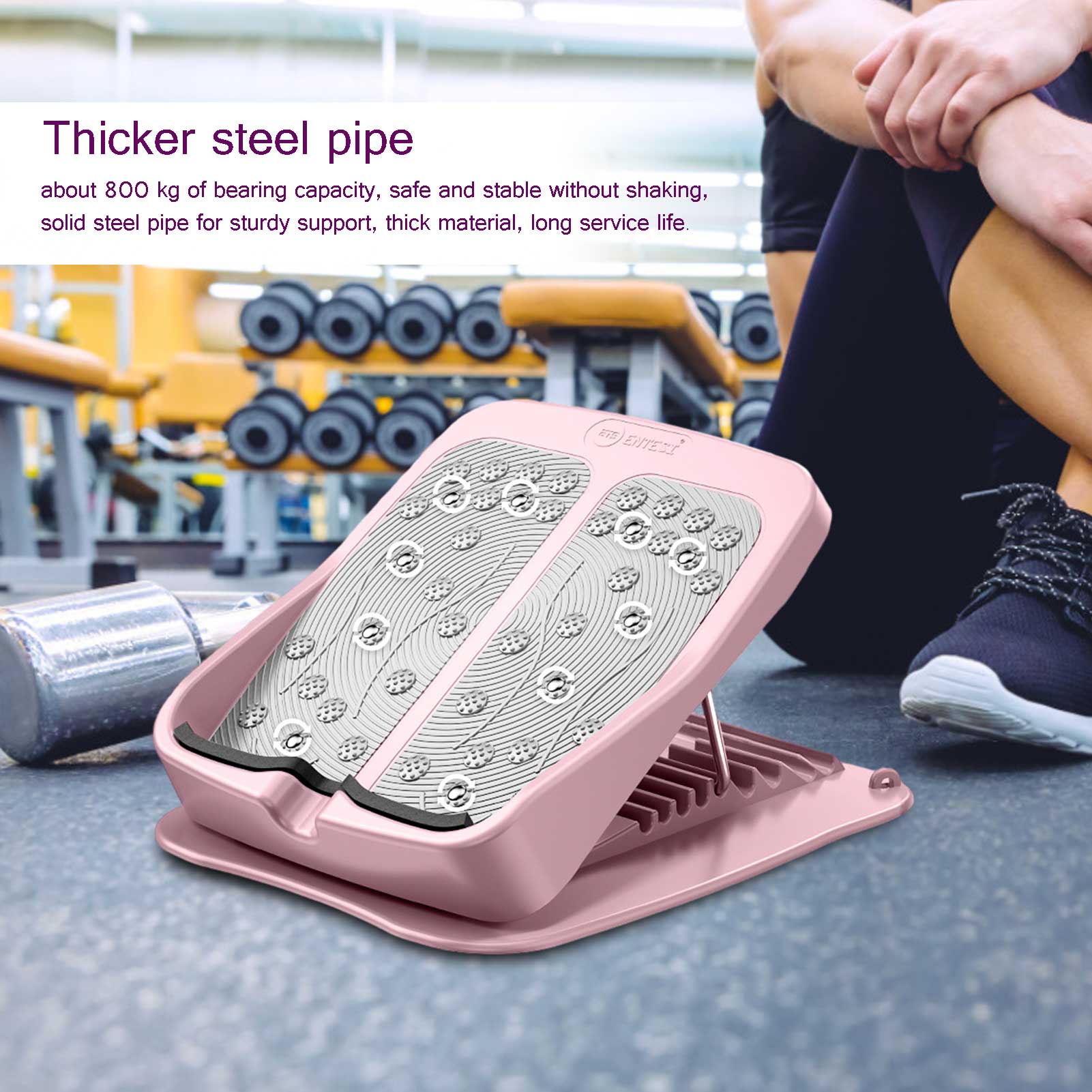 Stovepipe Stretch Plate Oblique Pedal Stretch Artifact Home Fitness Standing Skinny Leg Foldable Leg Stretching Equipment