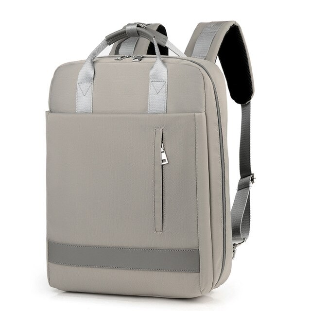 Chuwanglin Anti-diebstahl Tasche Reise Rucksack Große Kapazität Geschäft USB Ladung Männer Laptop Rucksack Hochschule Schüler Schule Tasche L901: Grau