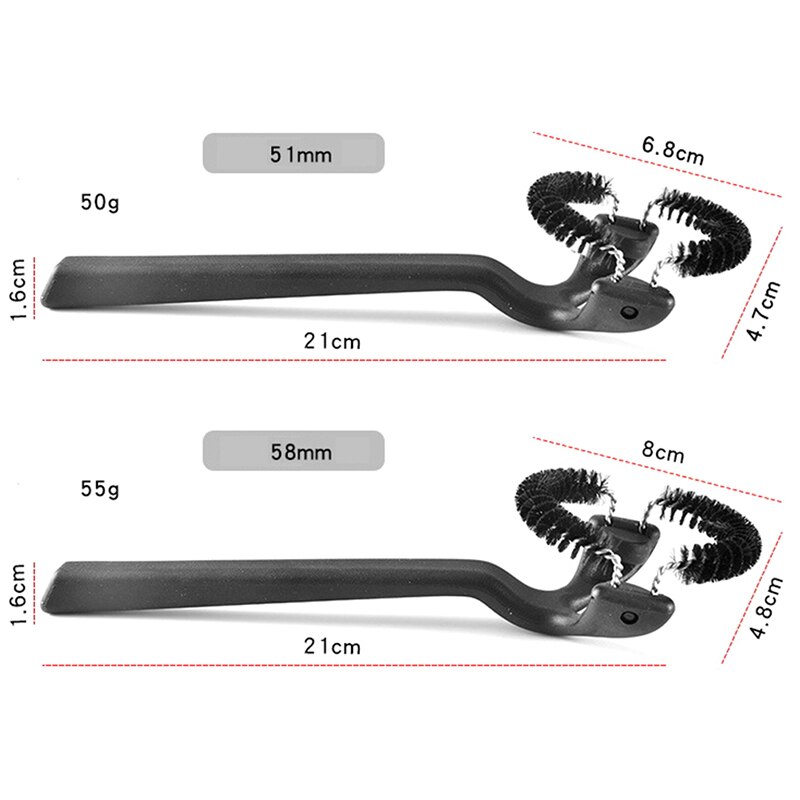 Semi-Automatische Koffiemachine Schoon Borstel Lange Steel Nylon Cleaner Espresso Machine Schoon Borstel Koffiemolen Schoonmaken Tool