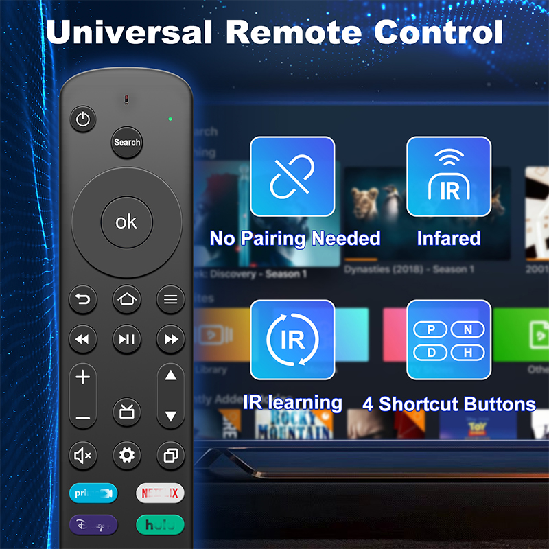 pilot zdalnego sterowania na podczerwień kompatybilny z serią Omni QLED pasujący robić telewizorów Toshiba sprytny TV Zamienny pilot NS-RCFNA-21 NS-RCFNA-19 CT-95018