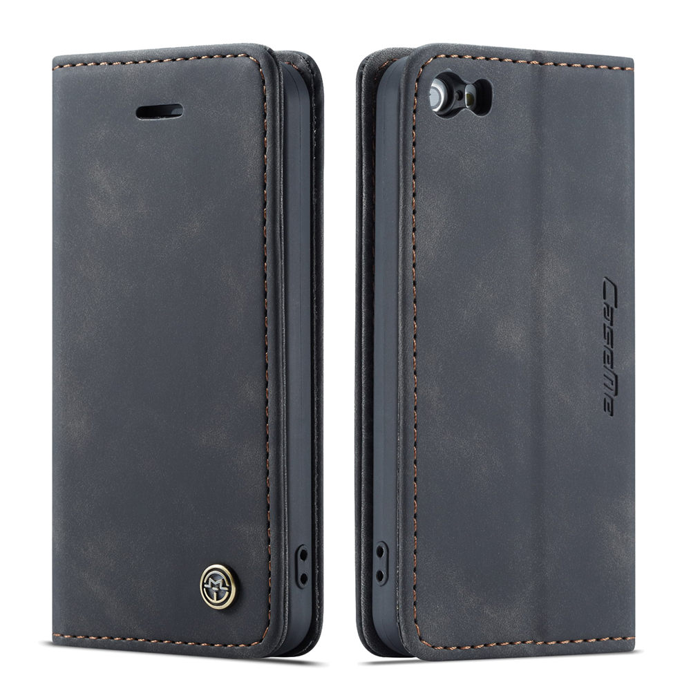 Magnetic Flip Leather Phone Case For iPhone 5 5S SE Capa Credit Card Slot Wallet Cover For iPhone 5S Funda: SKY BLUE / For iPhone 5s